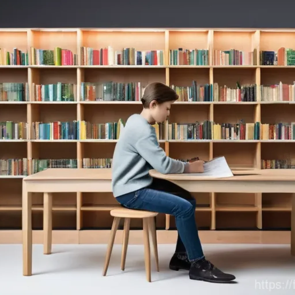프랑스어와 독일어 문화적 차이를 통한 시험 대비법 - A focused young student, approximately 16 years old and modestly dressed in a sweater and jeans, sit...